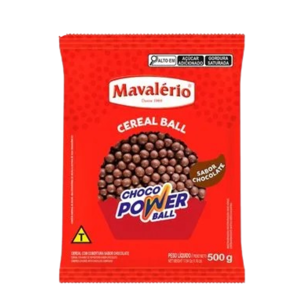 Choco Power Ball Sabor Chocolate 500g MAVALÉRIO