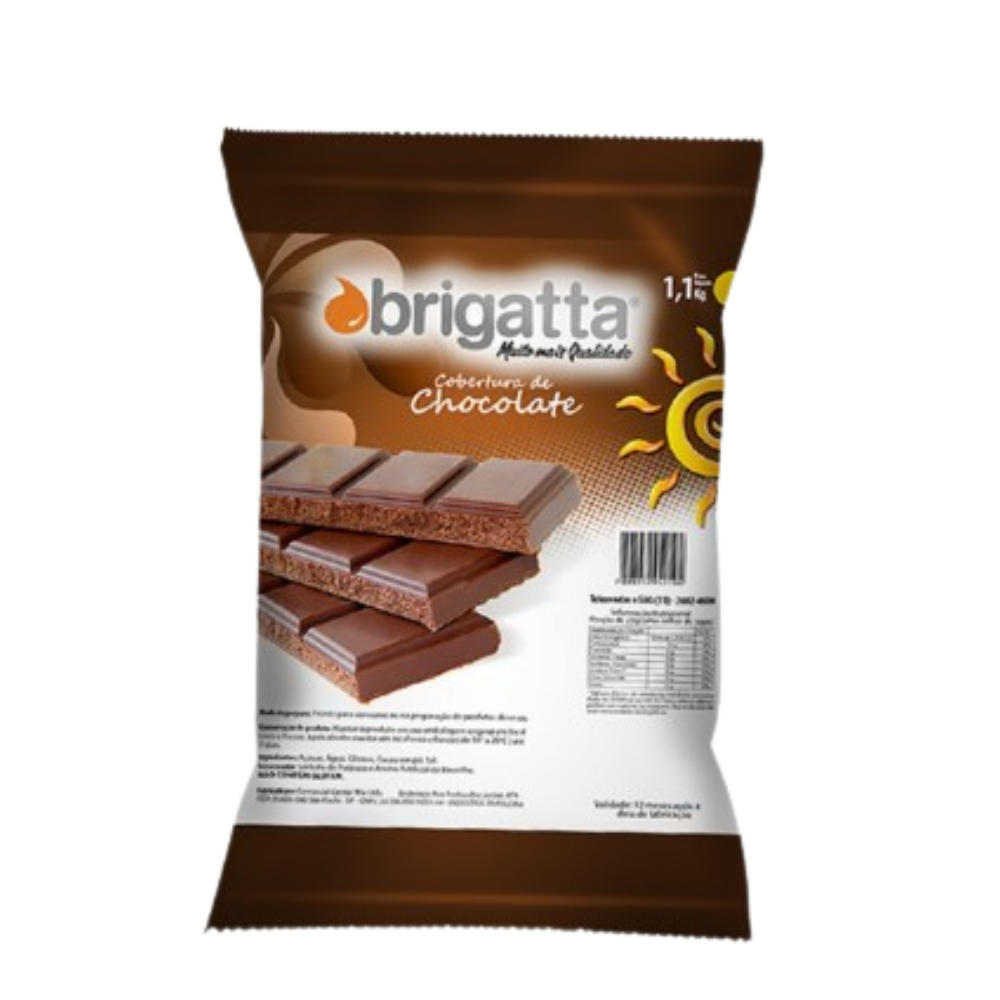 Cobertura Chocolate 1,100kg Brigatta