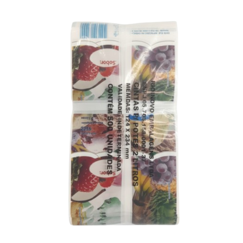 Cinta para Pote 2l Cremoso 1x500unid	Pc