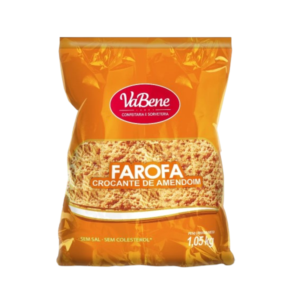FAROFA CROCANTE DE AMENDOIM VABENE 1,05KG